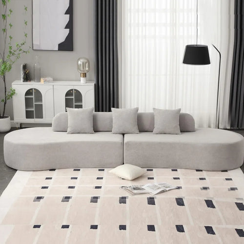 ARCOVA GRAND™ 130.5" Curved Sectional | Sculptural Cloud Couch by PurelyhomeDeco