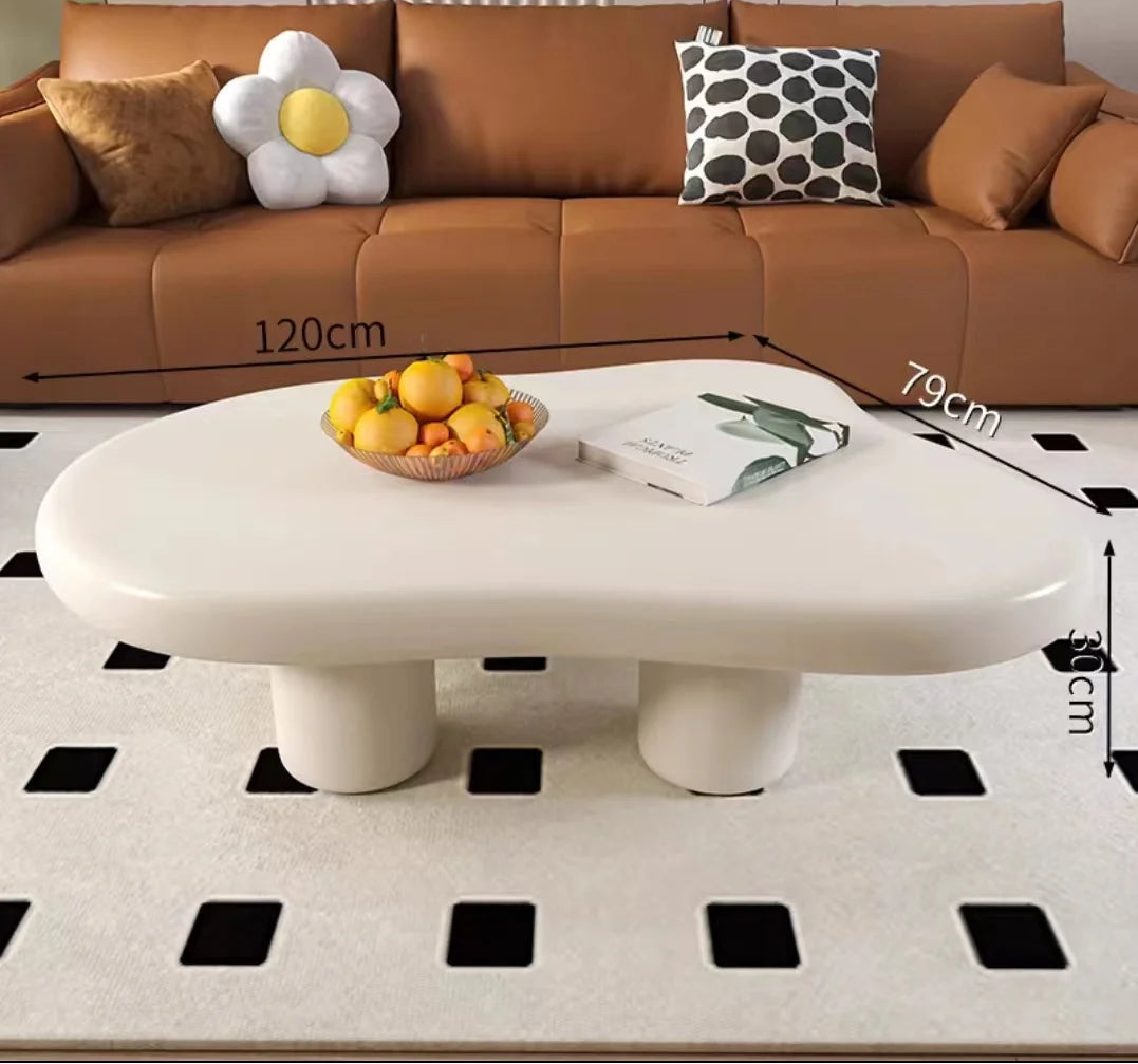 NUVORA™ Cream Cloud Coffee Table by PurelyhomeDeco