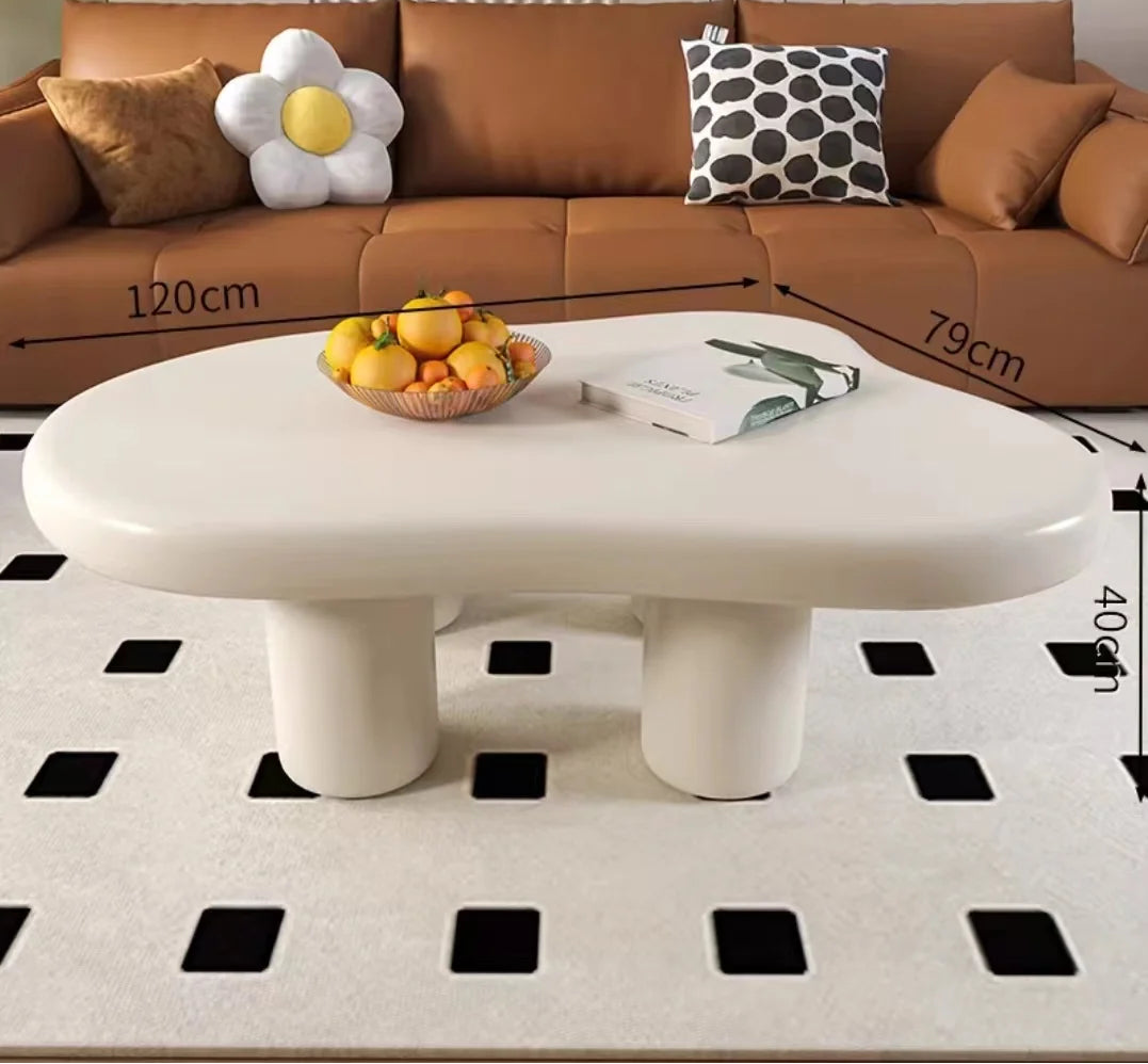 NUVORA™ Cream Cloud Coffee Table by PurelyhomeDeco