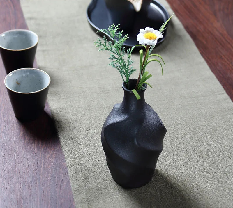 Raku Moment Vase by PurelyhomeDeco