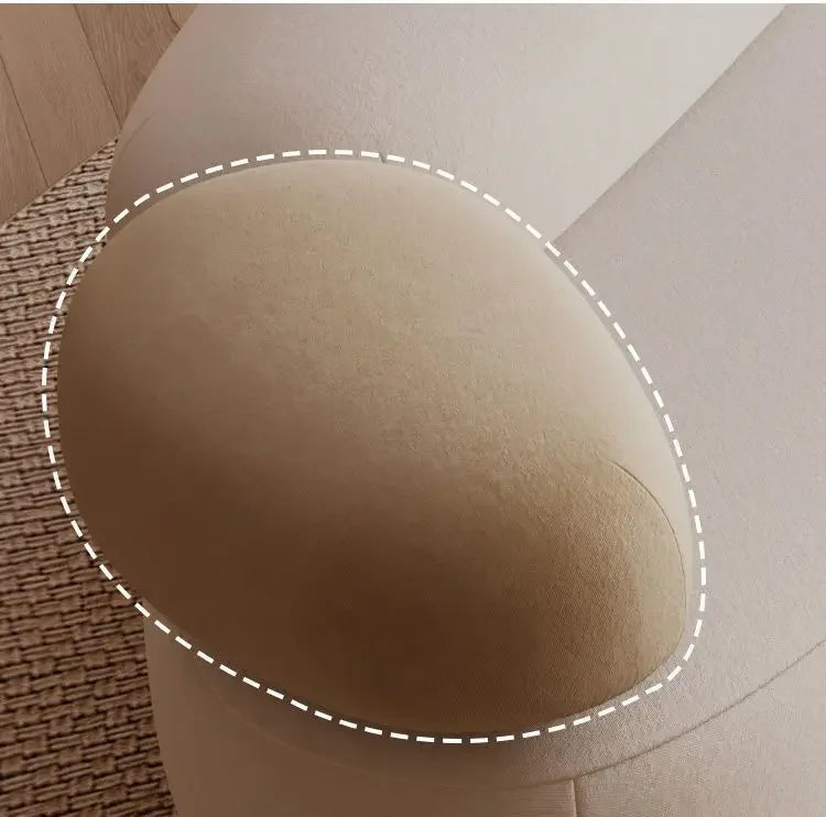 SERÉA™ Cobblestone Curve Sofa | Modern Light Luxury Living Seat