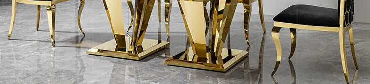 MARÉX™ Light-Luxury Marble Dining Table by PurelyhomeDeco