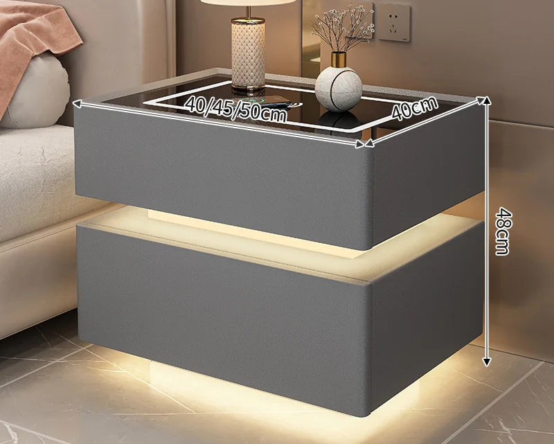 NEXO™ Intelligent Smart Nightstand with Storage by PurelyhomeDeco