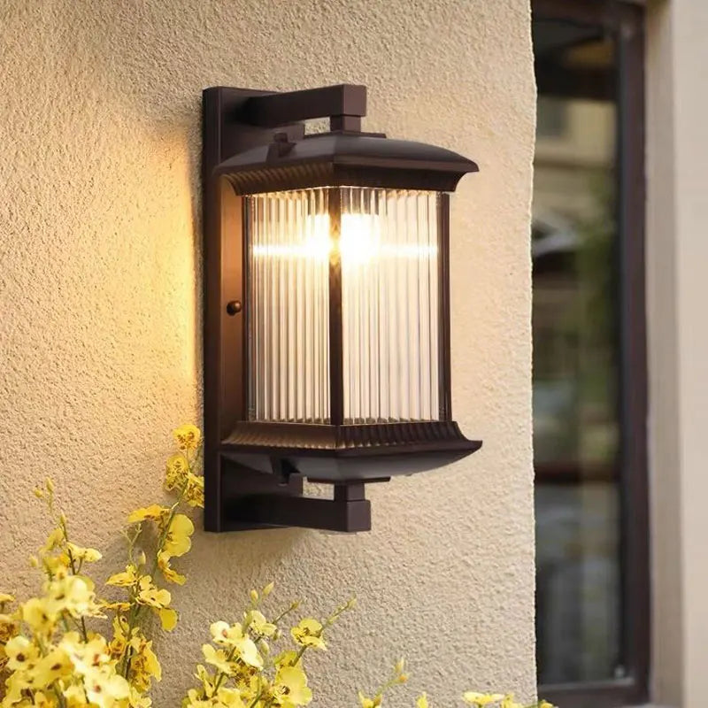 Aegis Outdoor Wall Lamp by PurelyhomeDeco