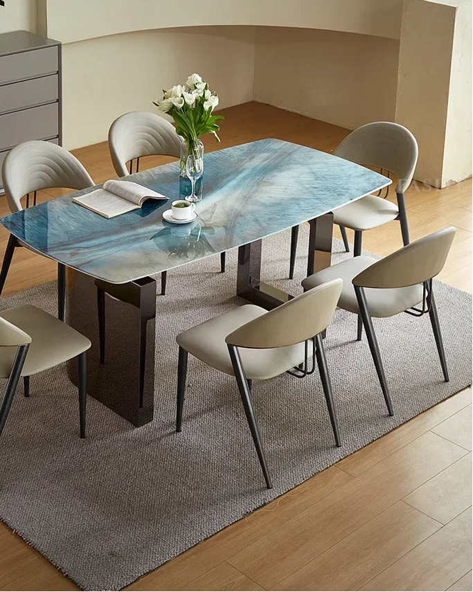 SILORA Premium Crystal Stone Dining Collection