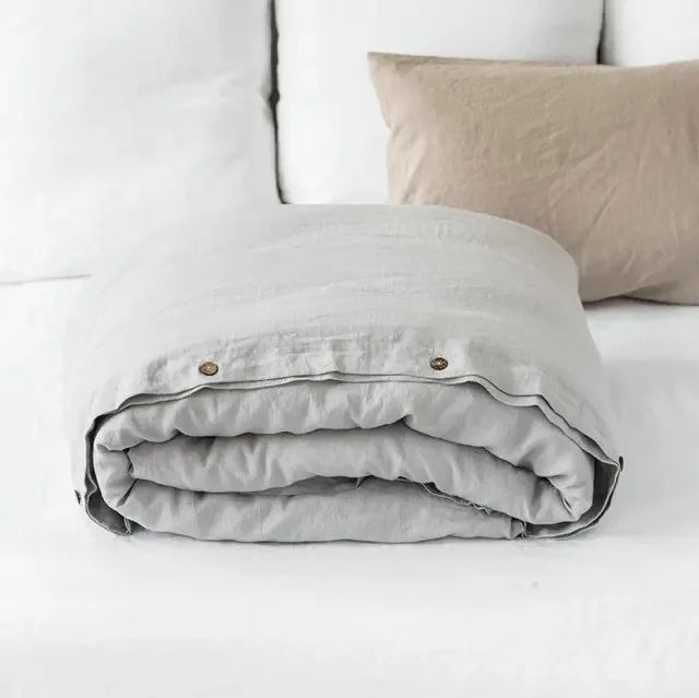 VELARÉ™ Natural French Linen Duvet Cover – Durable, Breathable, Luxury Home Textiles