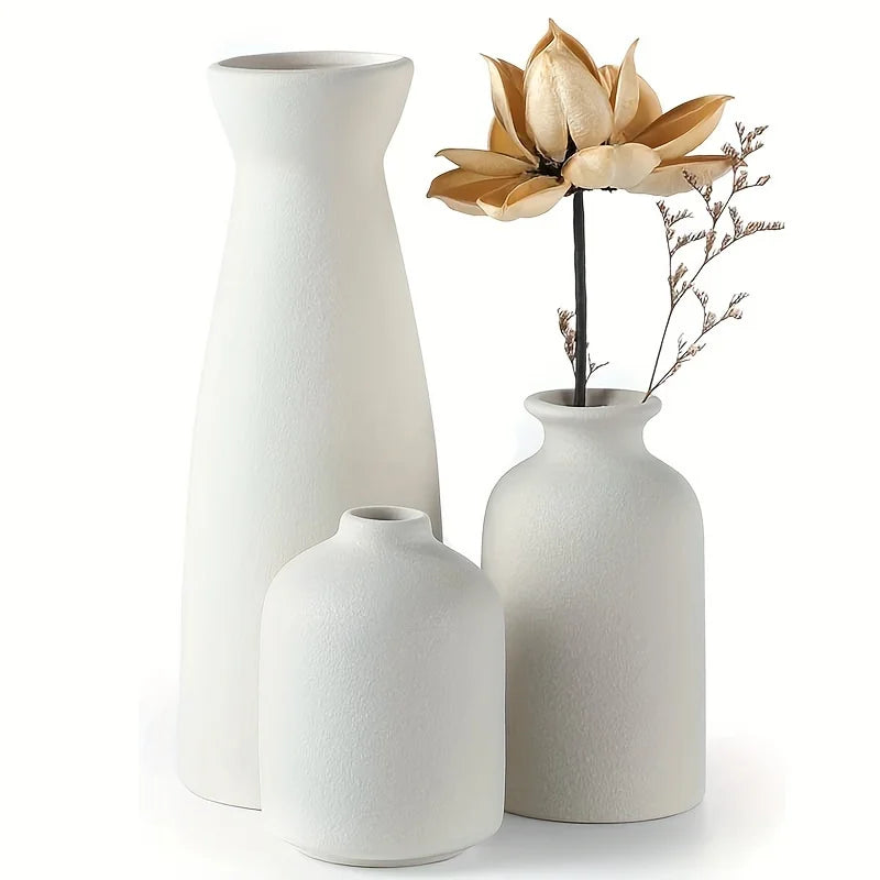 Terra Trio Vase Set by PurelyhomeDeco