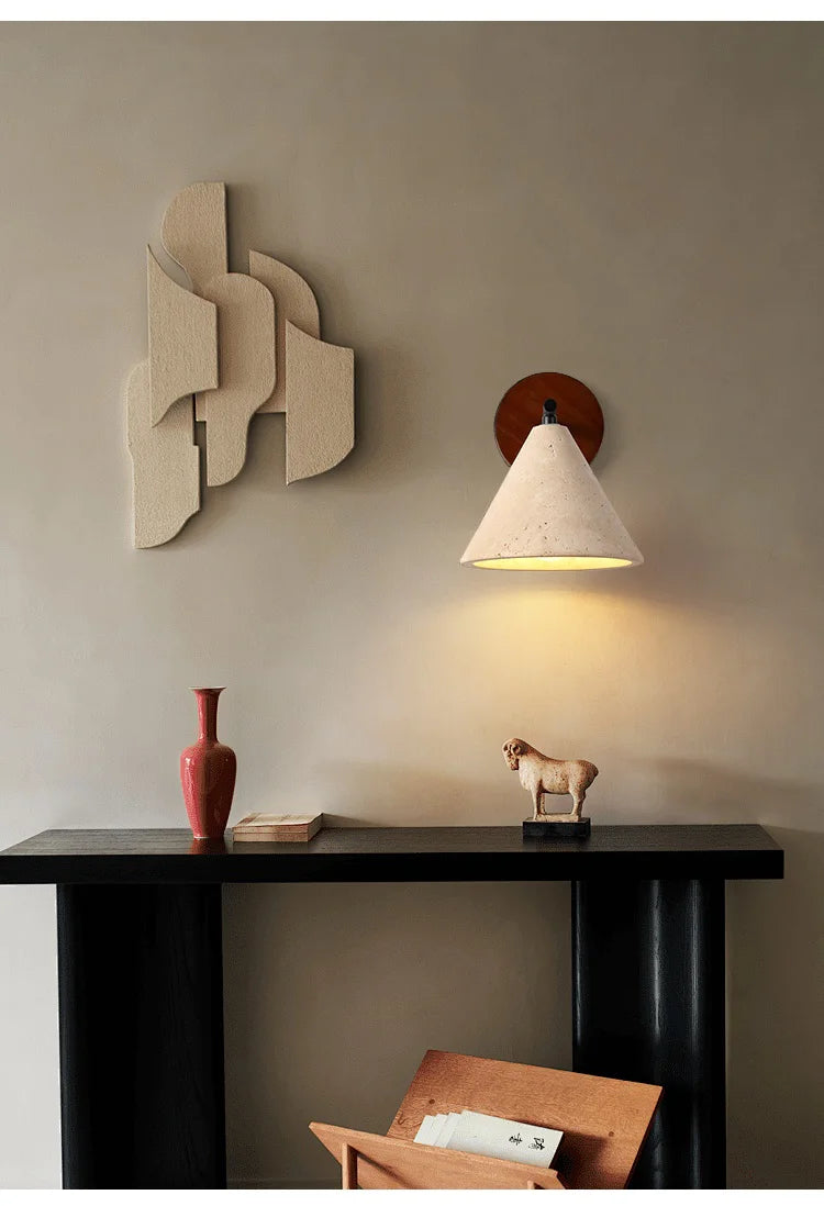 Heritage Travertine Lamp