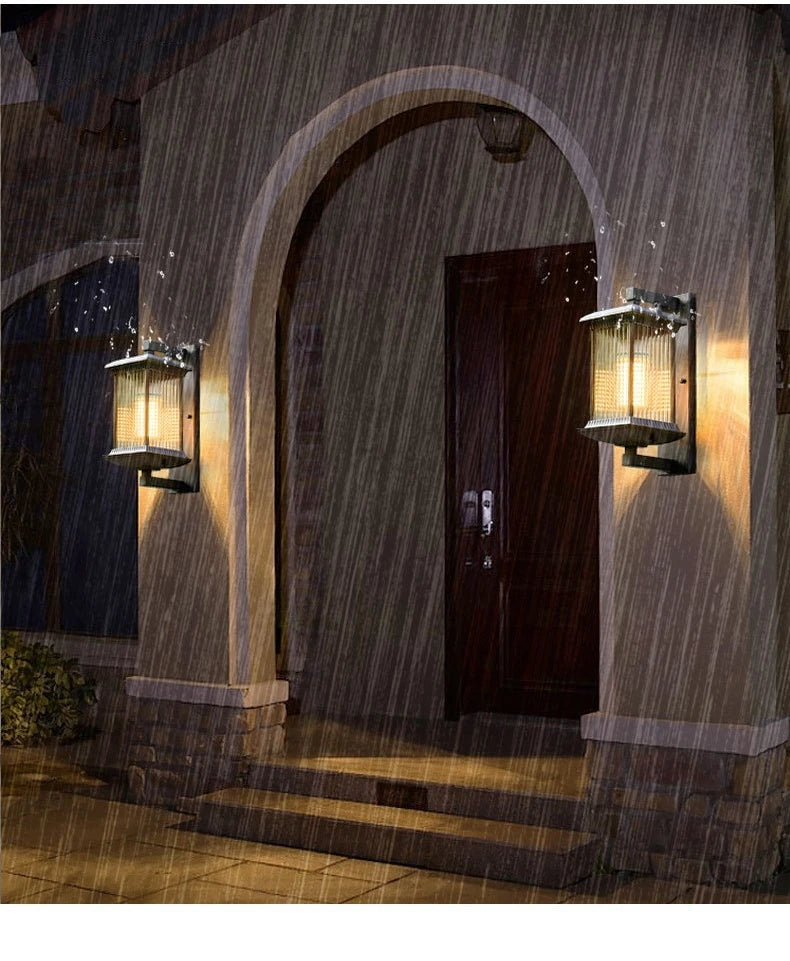Aegis Outdoor Wall Lamp by PurelyhomeDeco