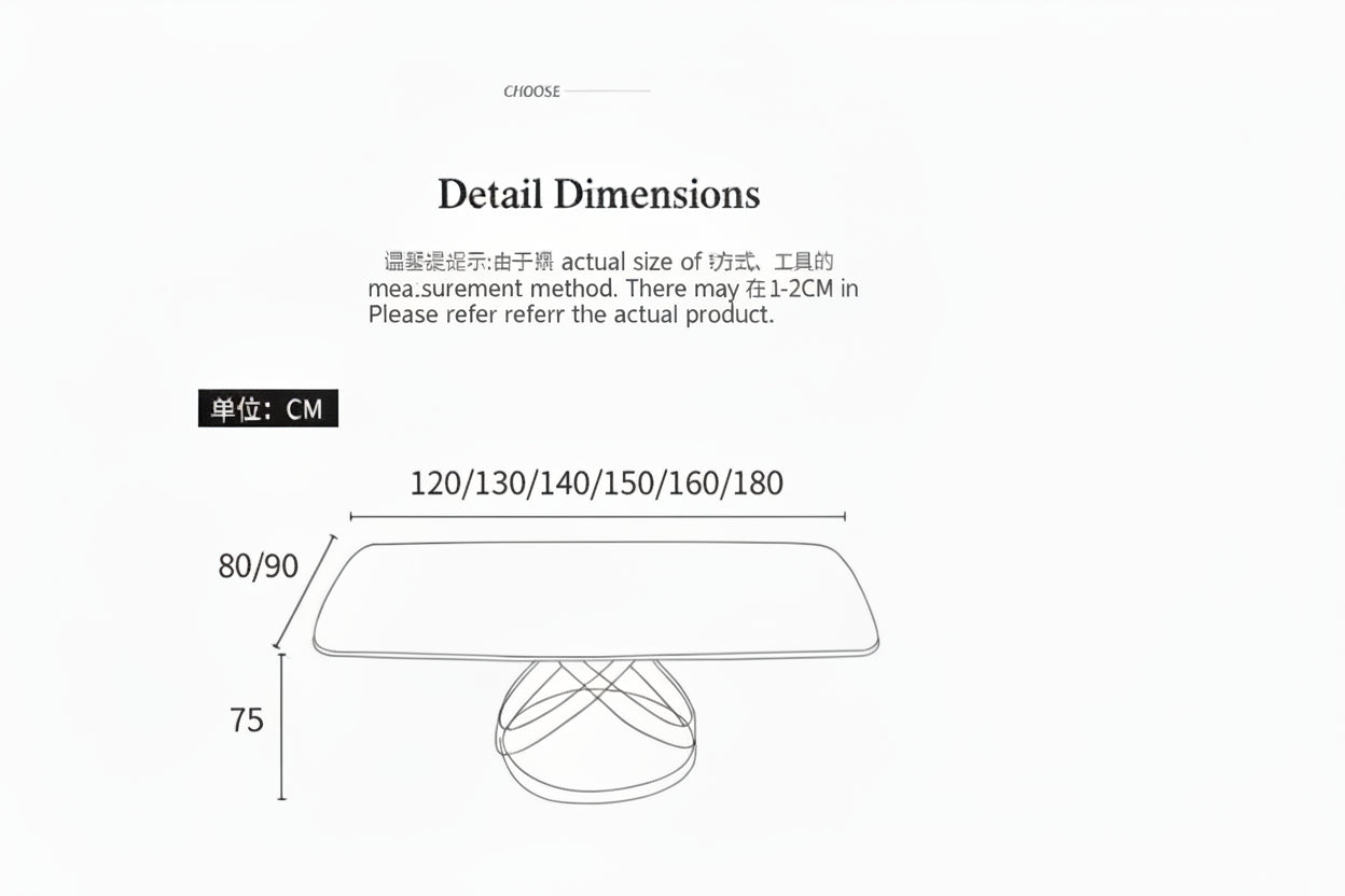 NEXRA™ Modern Marble Multi-Space Table