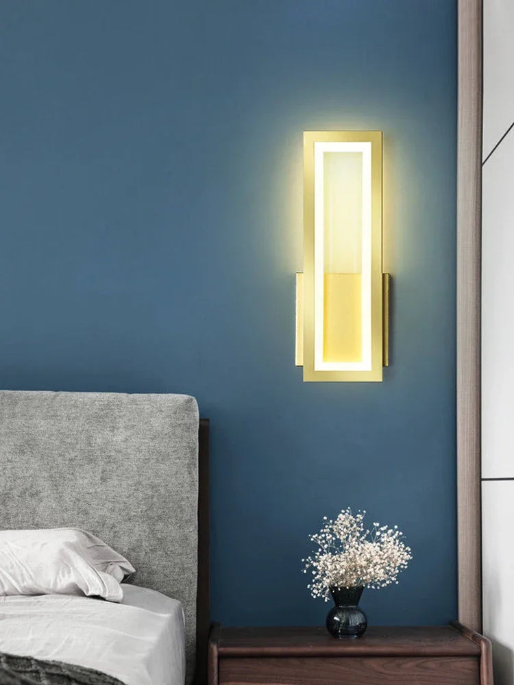 Linéa Duo – Modern Minimalist LED Wall Sconce | Black & White Bedside Light