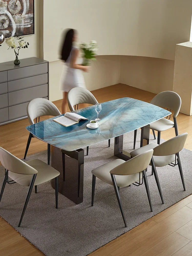 SILORA Premium Crystal Stone Dining Collection