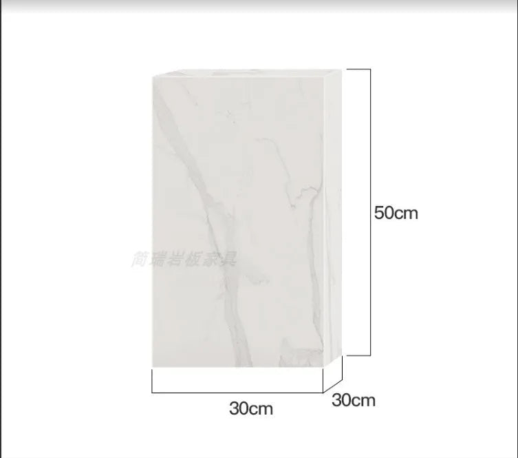 Linea Bulgari Edge Rock Slab Corner Table by PurelyhomeDeco