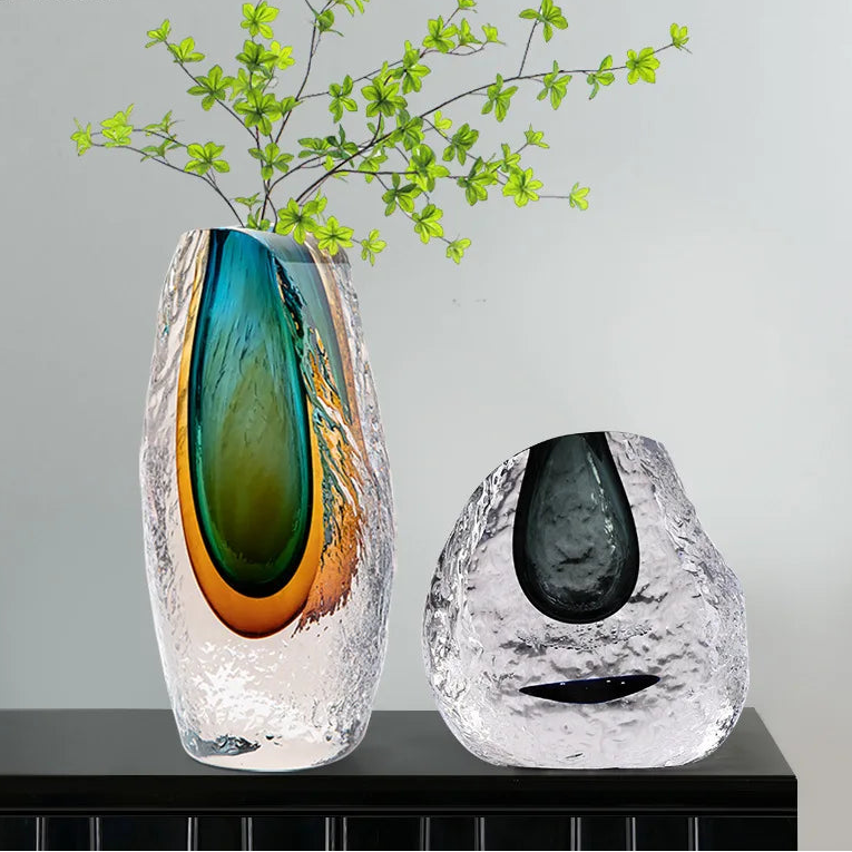 Prism Fade Glass Vase