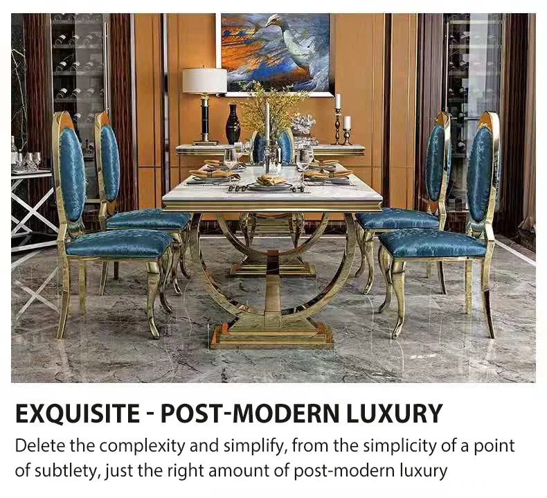 ZANORIA™ Elite Gold Structure Dining Set