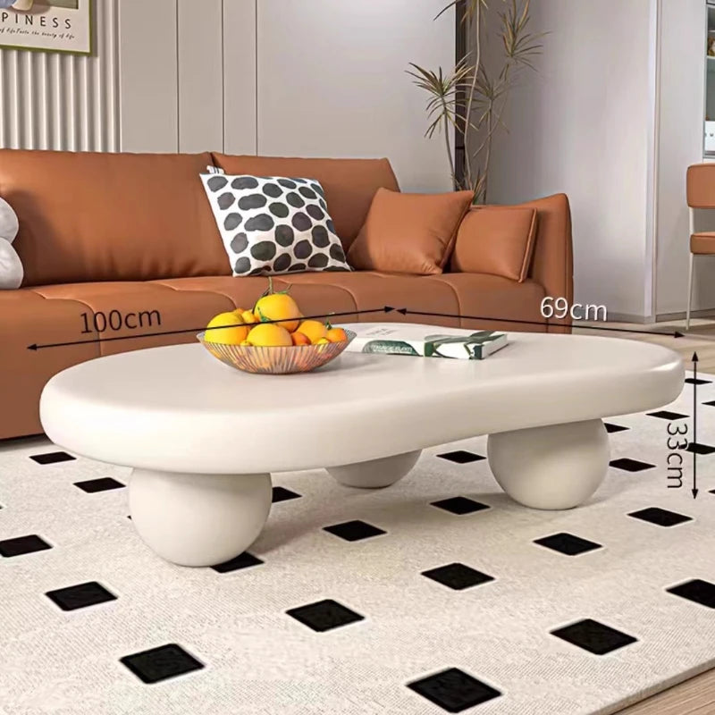 NUVORA™ Cream Cloud Coffee Table by PurelyhomeDeco