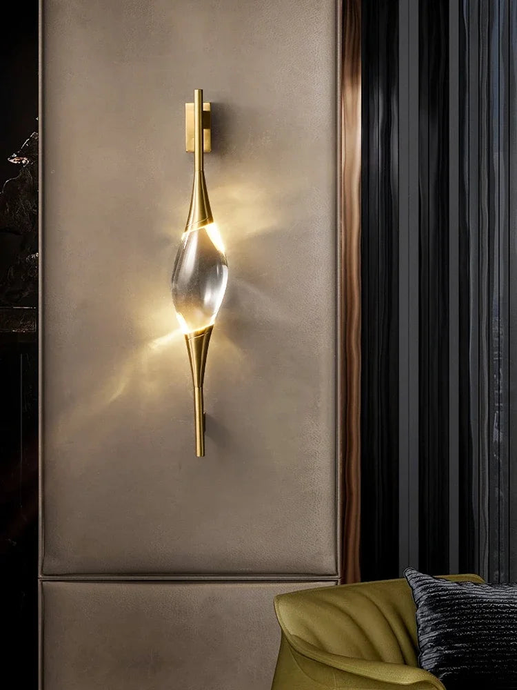 Aurea Crystal Wall Lamp by PurelyhomeDeco