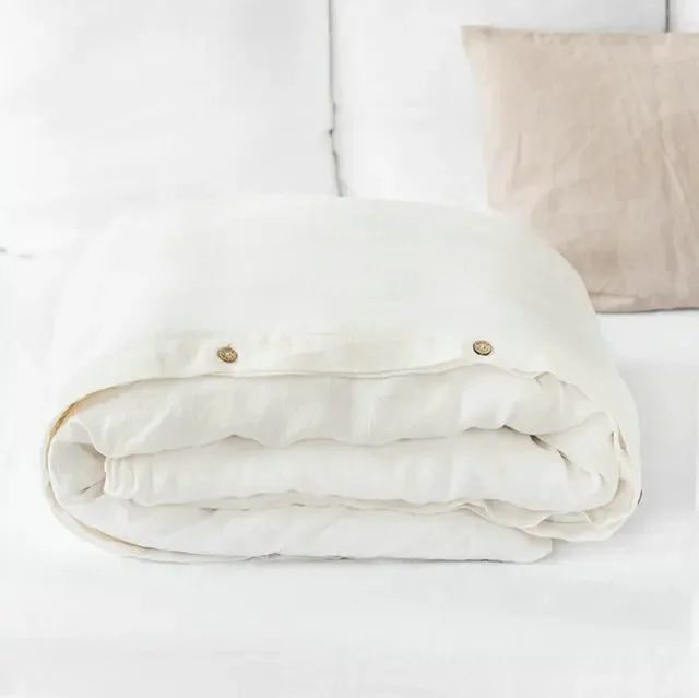 VELARÉ™ Natural French Linen Duvet Cover – Durable, Breathable, Luxury Home Textiles
