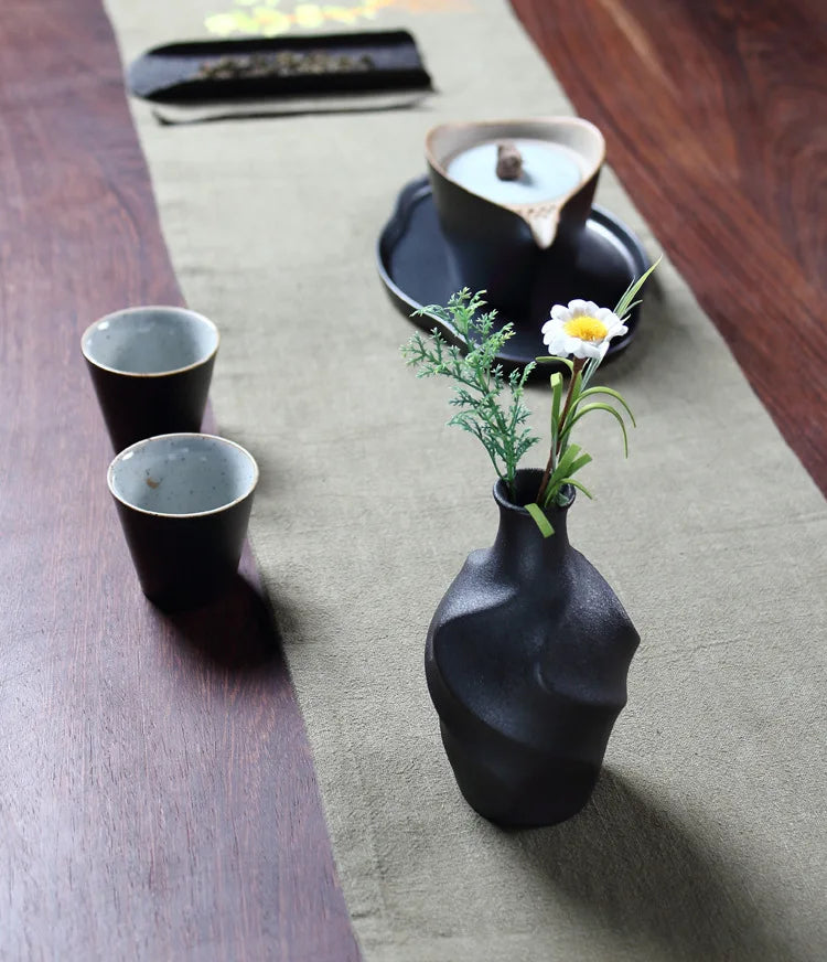 Raku Moment Vase by PurelyhomeDeco