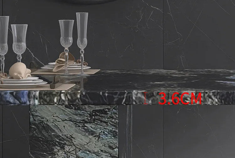 AZURÉA™ Blue Jadeite Marble Dining Set (10-Seater)