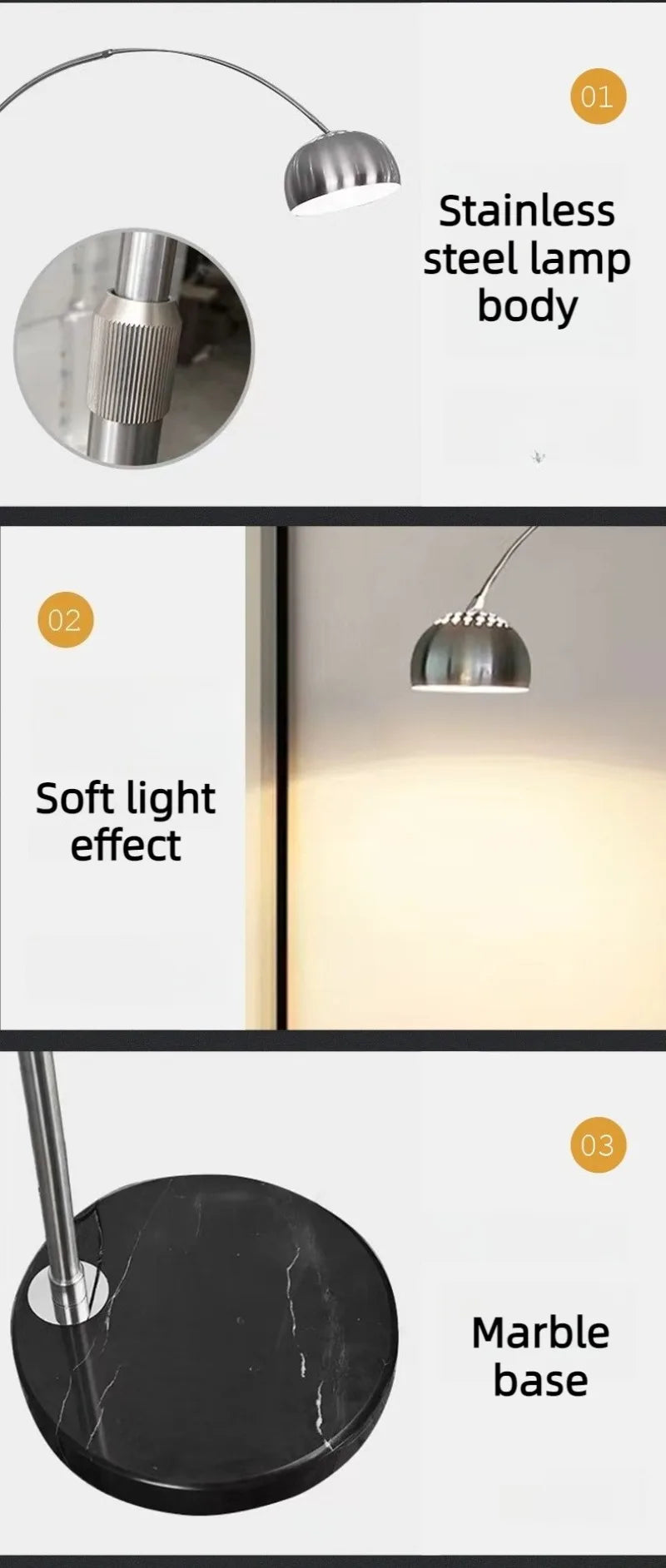 Luminor™ Nordic Iron Floor Lamp by PurelyhomeDeco