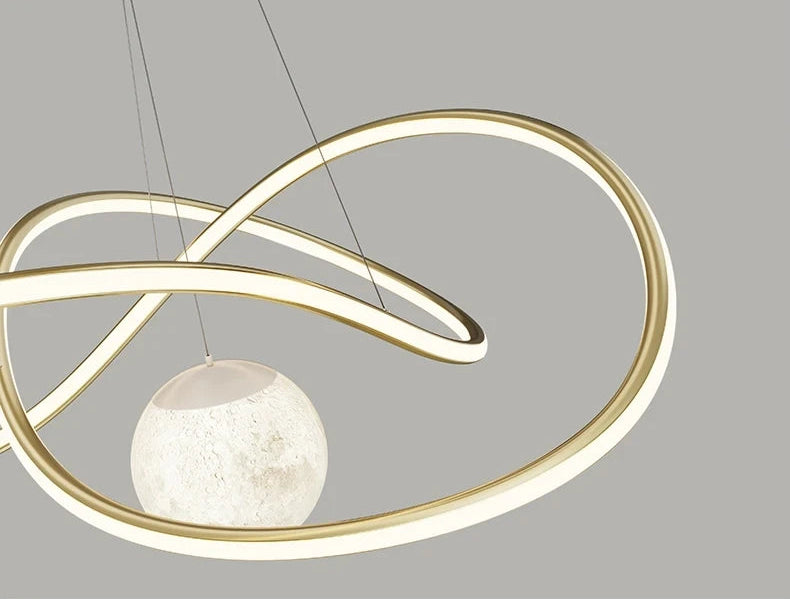 Luna Lux – Moon Shaped Designer Pendant Lamp