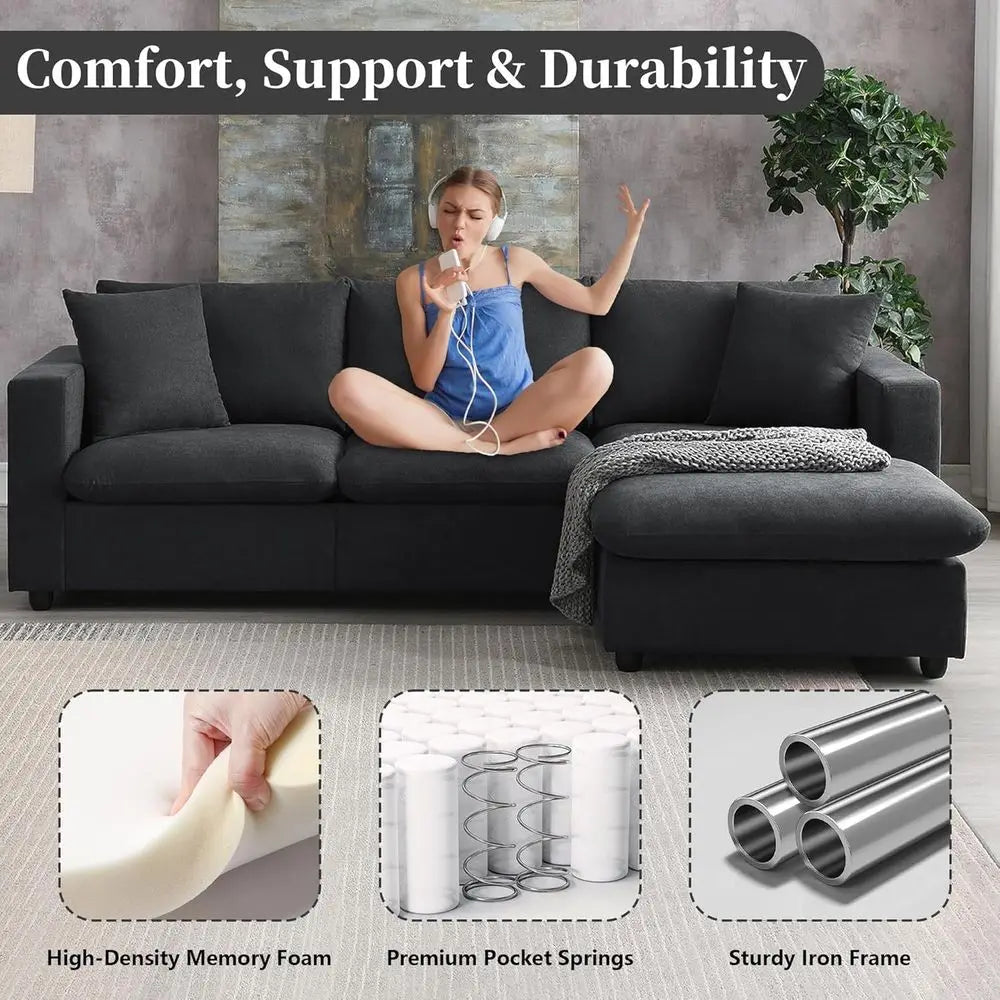 AURELION SHADOW™ Cloud Sectional by PurelyhomeDeco