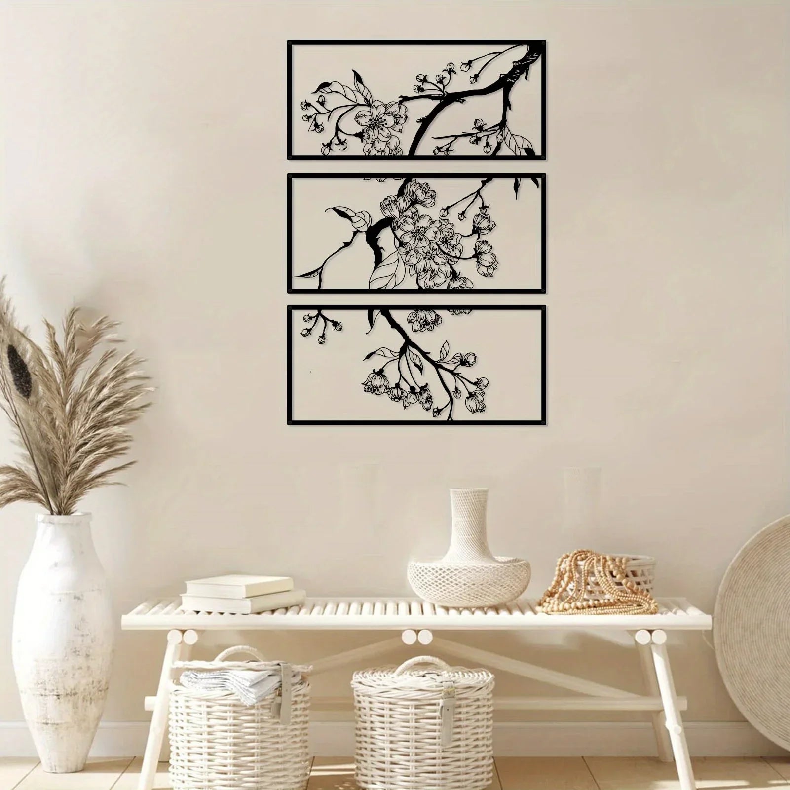 Black Petal Square by PurelyhomeDeco