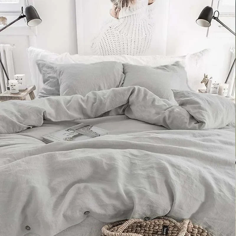 VELARÉ™ Natural French Linen Duvet Cover – Durable, Breathable, Luxury Home Textiles