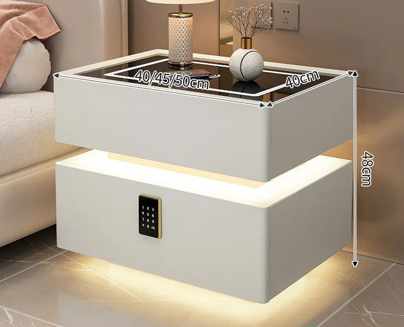 NEXO™ Intelligent Smart Nightstand with Storage by PurelyhomeDeco
