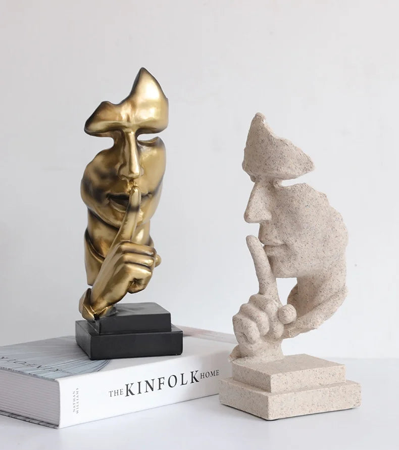 Echo of Silence Sculpture by PurelyhomeDeco