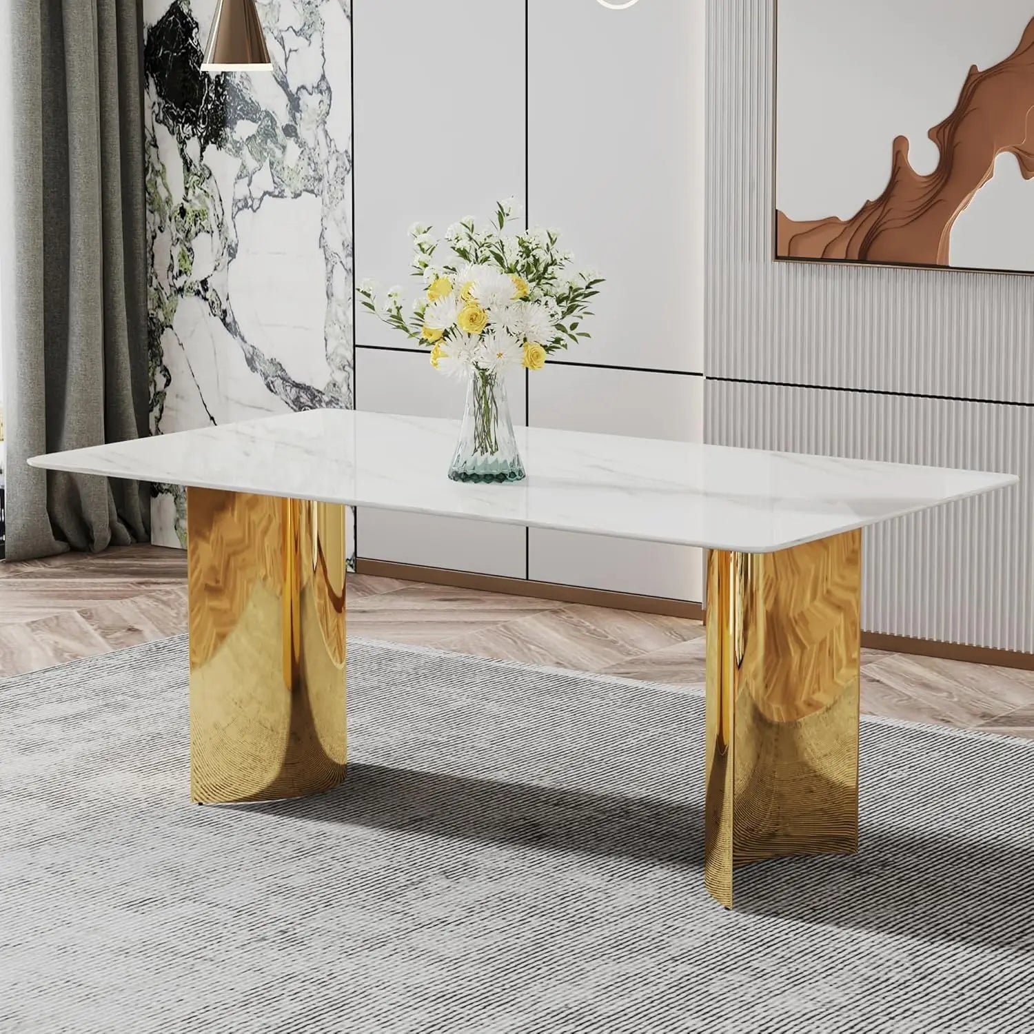 NEXRA™ Modern Marble Multi-Space Table