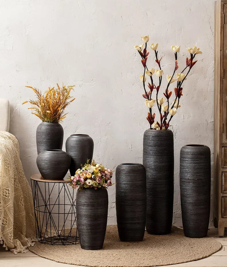Obsidian Silence Vase by PurelyhomeDeco