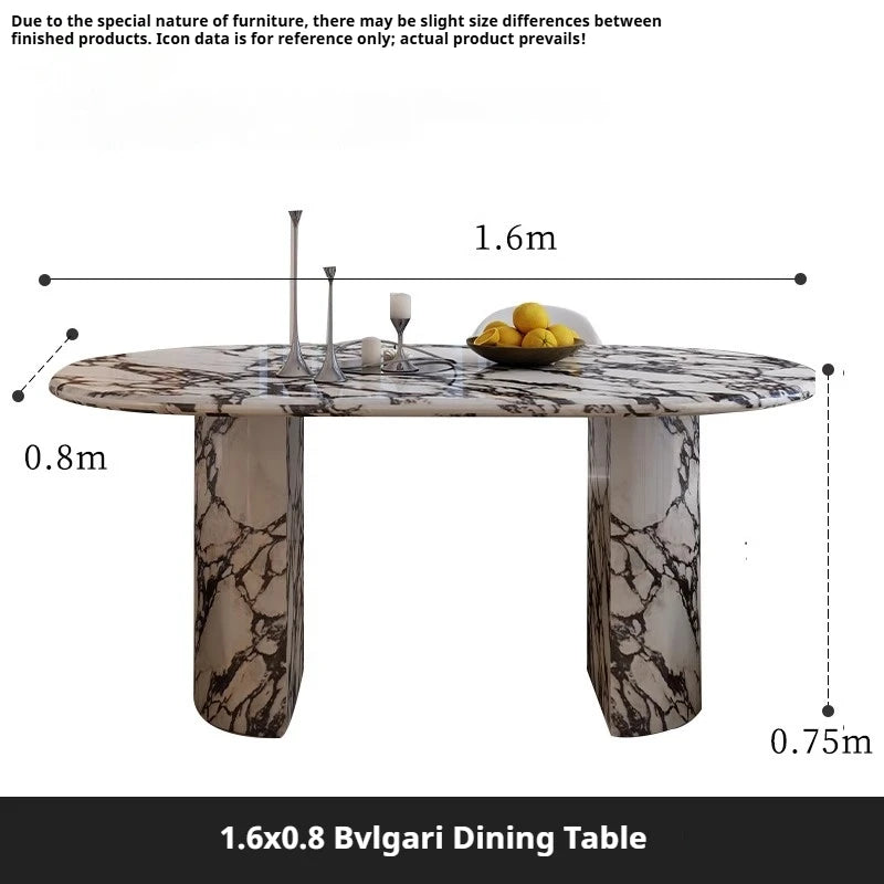 Monolith High-Hardness Stone Dining Table