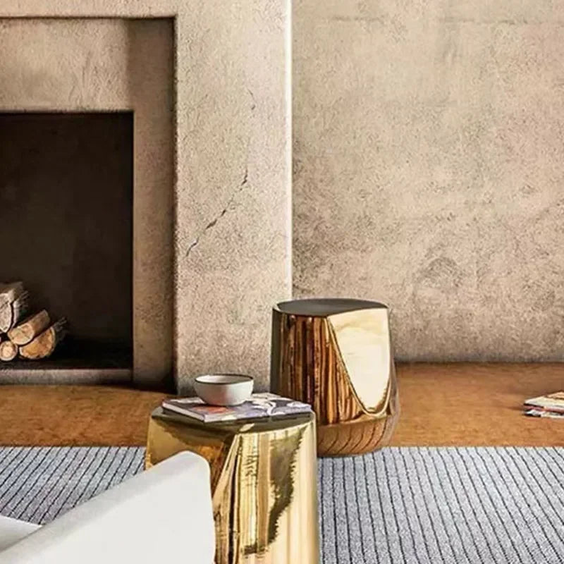 AUREA SOTTILE™ Italian Slim Gold Side Table by PurelyhomeDeco