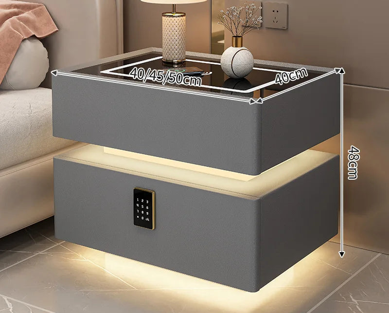 NEXO™ Intelligent Smart Nightstand with Storage by PurelyhomeDeco
