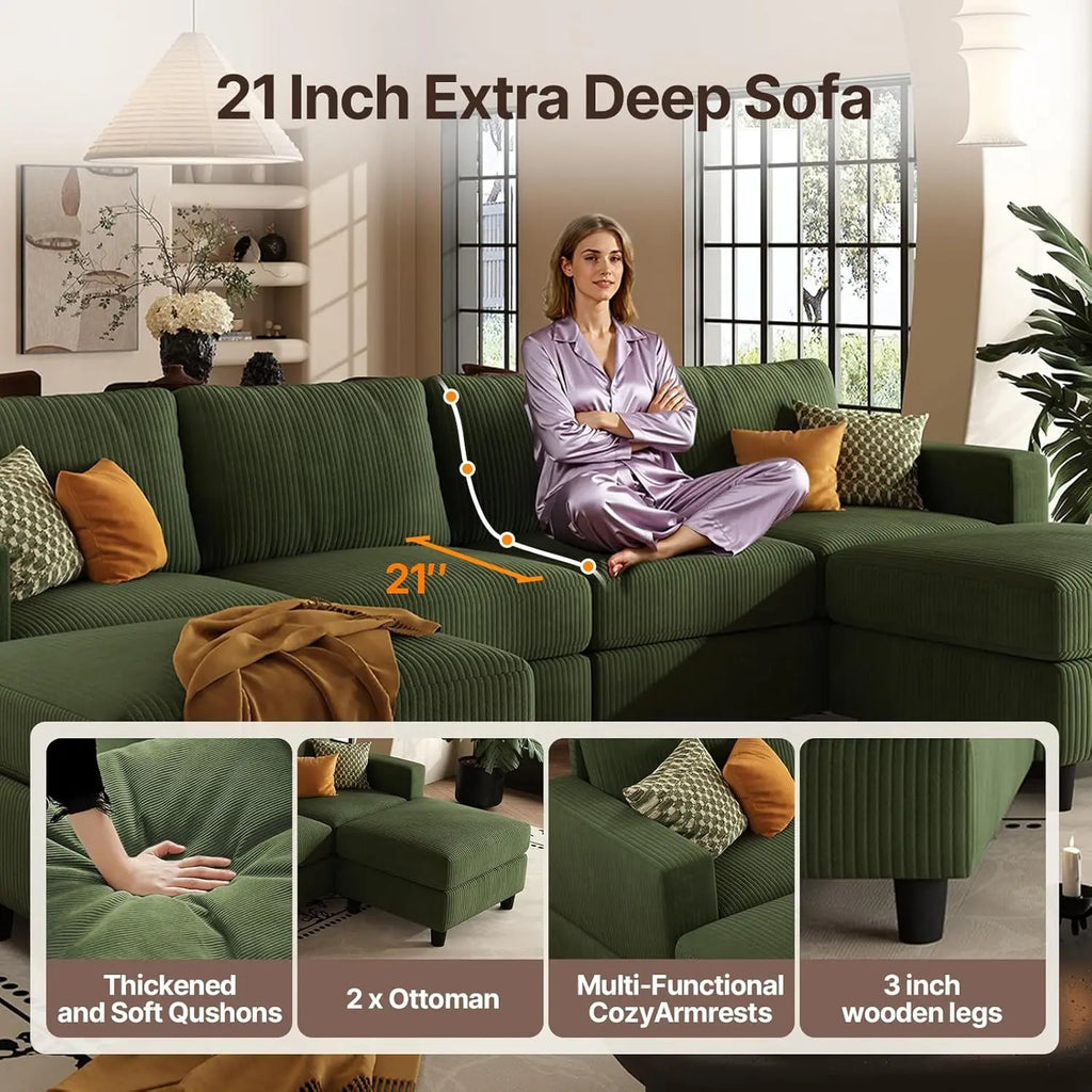 MONTEVERDE ÉLITE™ U-Shaped Lounge by PurelyhomeDeco