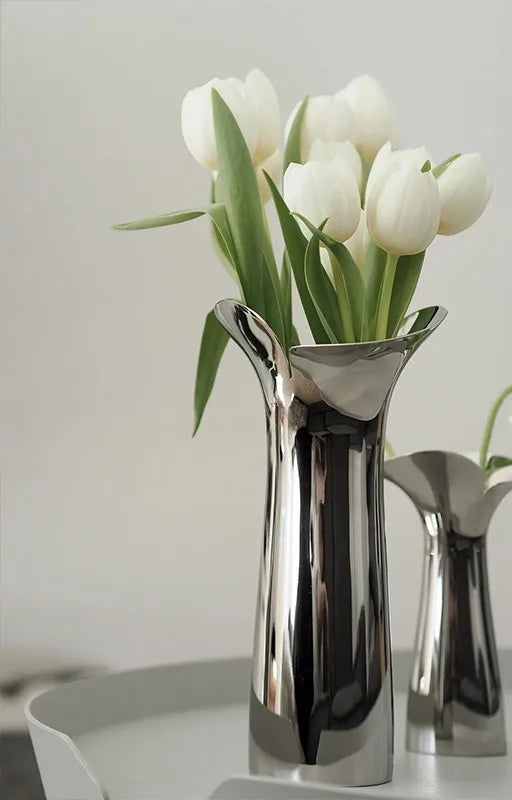 Lumen Argent Vase by PurelyhomeDeco