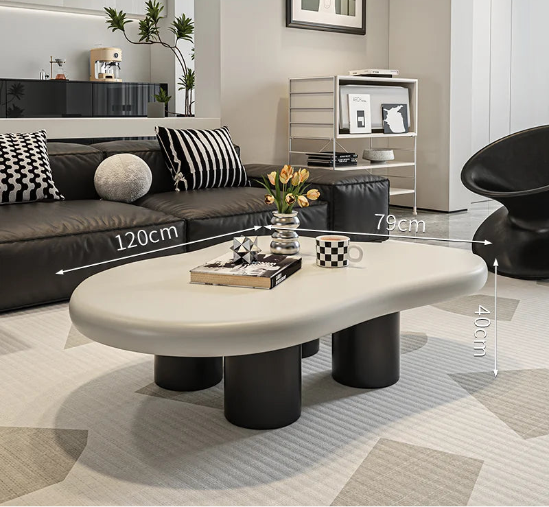 NUVORA™ Cream Cloud Coffee Table by PurelyhomeDeco