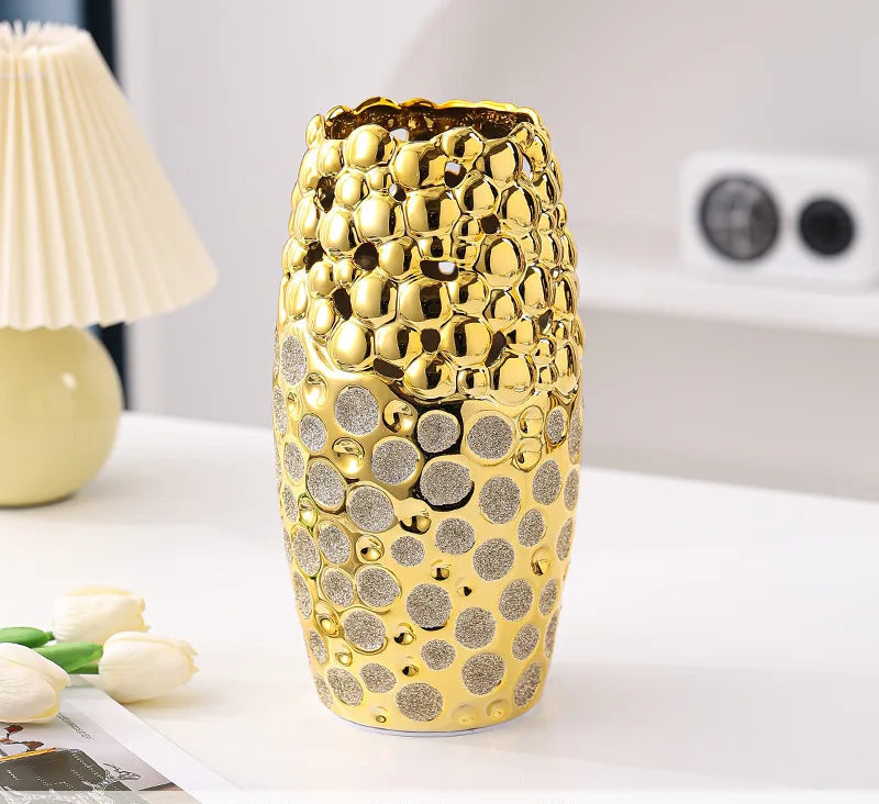 Gilded Grace Vase