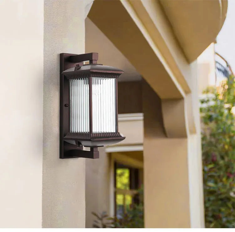 Aegis Outdoor Wall Lamp by PurelyhomeDeco