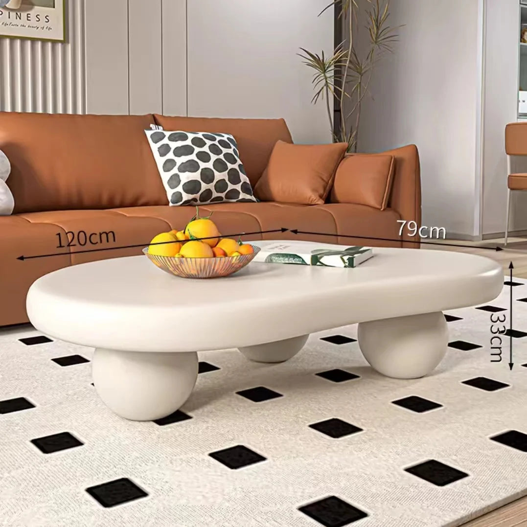 NUVORA™ Cream Cloud Coffee Table by PurelyhomeDeco