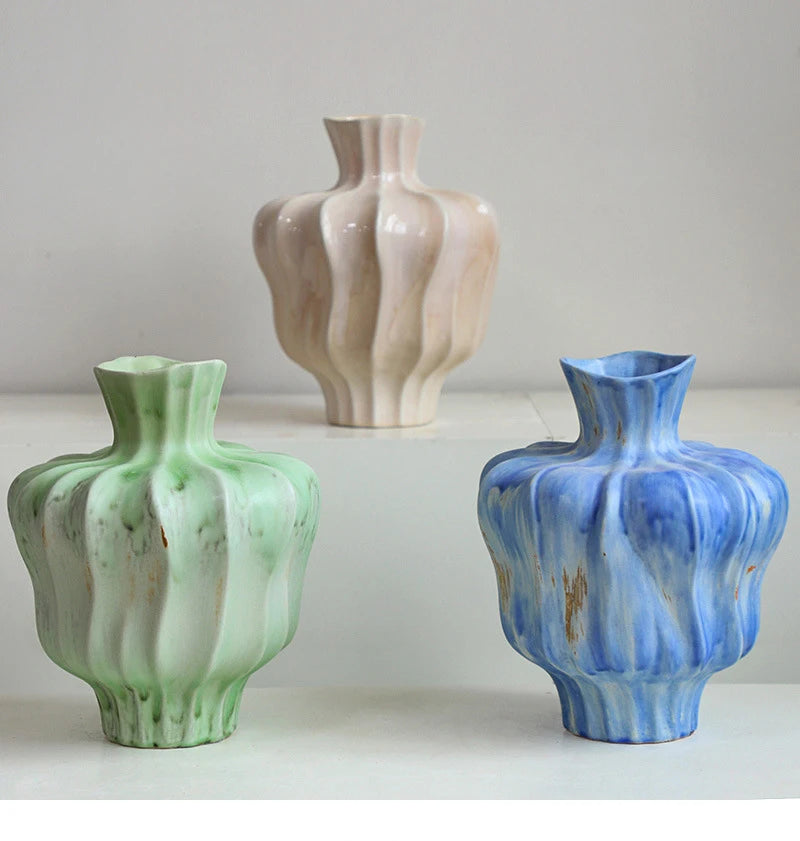 Luxe Blossom Curve Vase