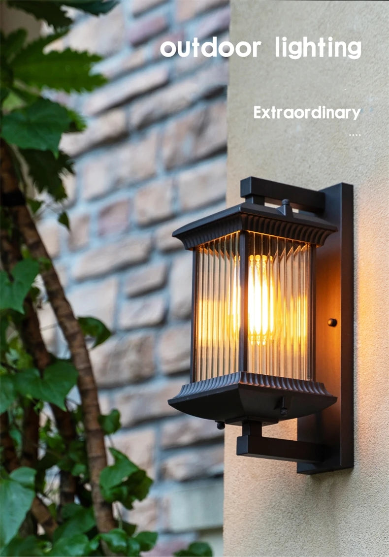 Aegis Outdoor Wall Lamp by PurelyhomeDeco