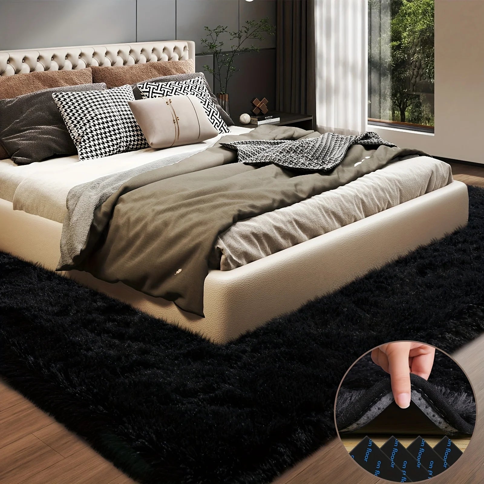 Moonshadow Fluffy Rug