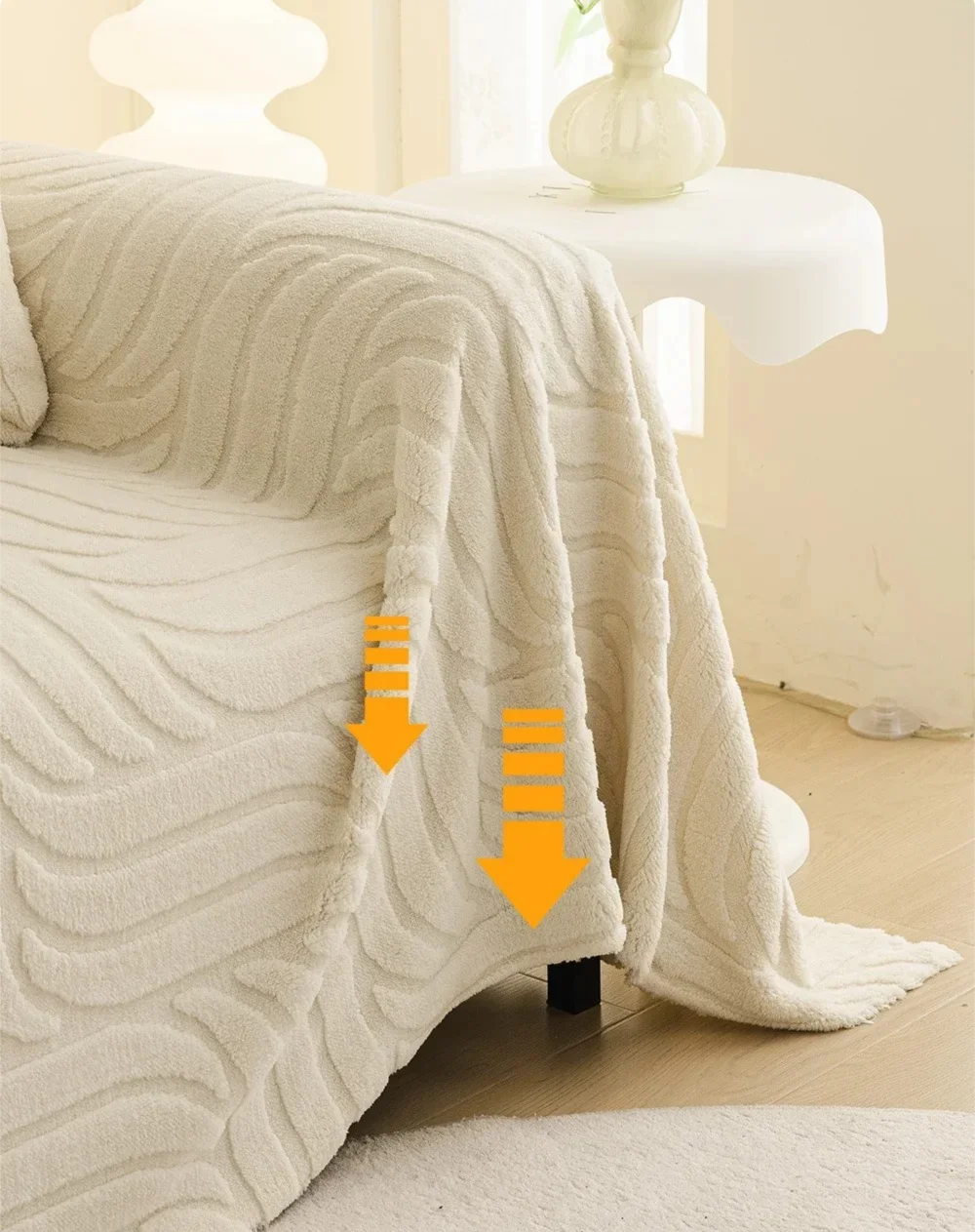 VÉLUNA™ Plush Sofa Cover