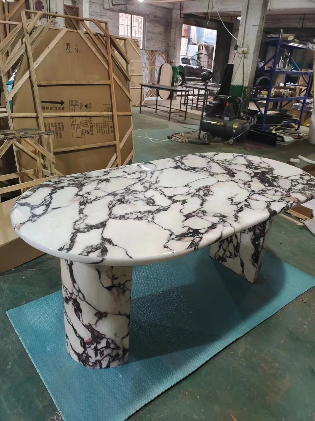 Monolith High-Hardness Stone Dining Table