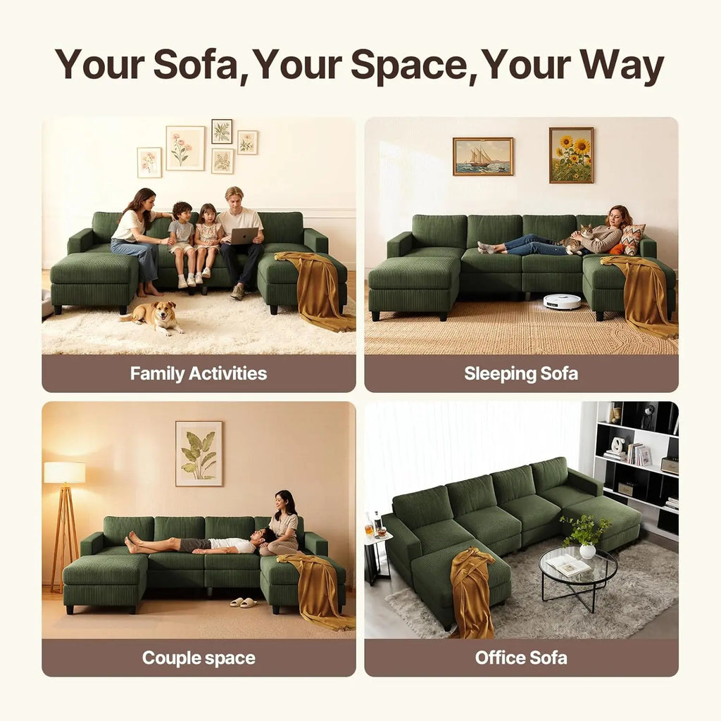 MONTEVERDE ÉLITE™ U-Shaped Lounge by PurelyhomeDeco