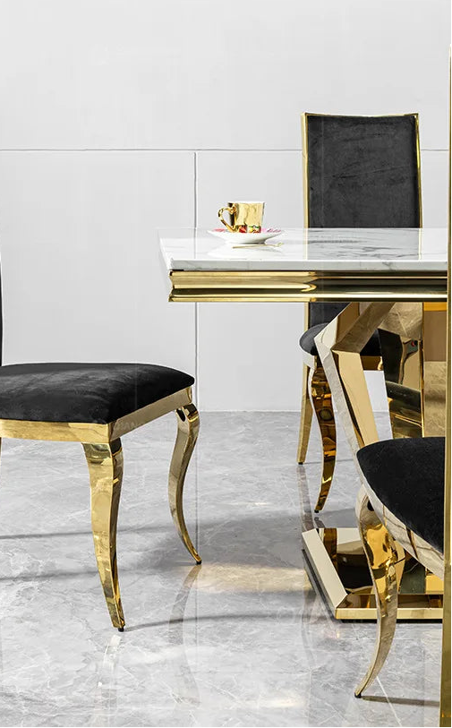MARÉX™ Light-Luxury Marble Dining Table by PurelyhomeDeco