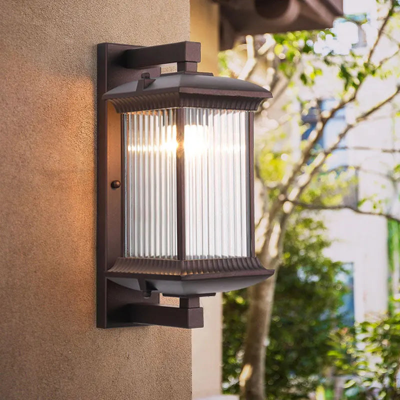 Aegis Outdoor Wall Lamp by PurelyhomeDeco
